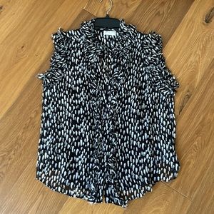 Black and White 7 Mankind Blouse
